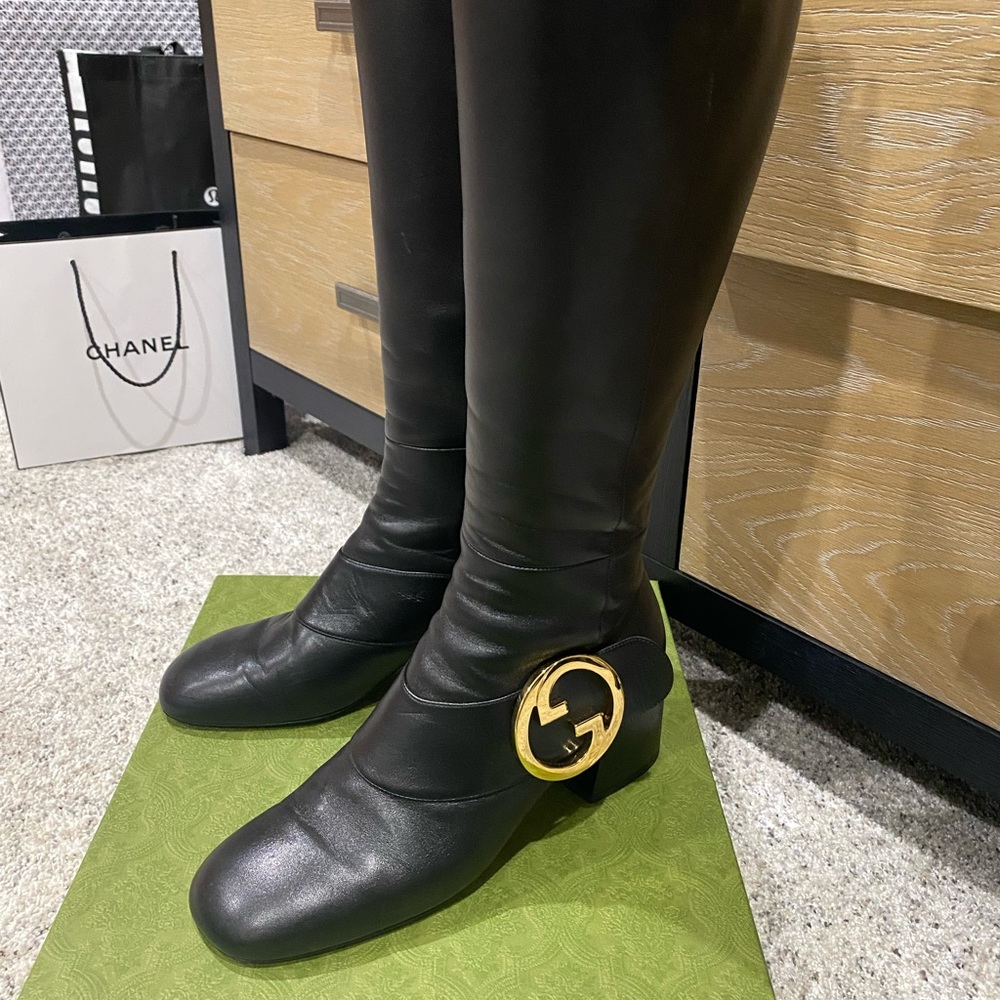 Blondie Classic Tall Leather Boots